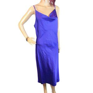 (5 for $25)Forever 21 Satin Slip‎ Dress in Purple Size Small NWT